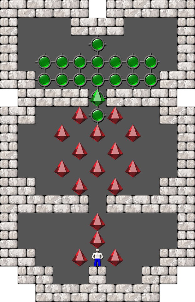 Sokoban Ghislain Martin Arranged level 53